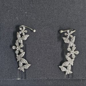 Fashion Silver Crystal Earrings